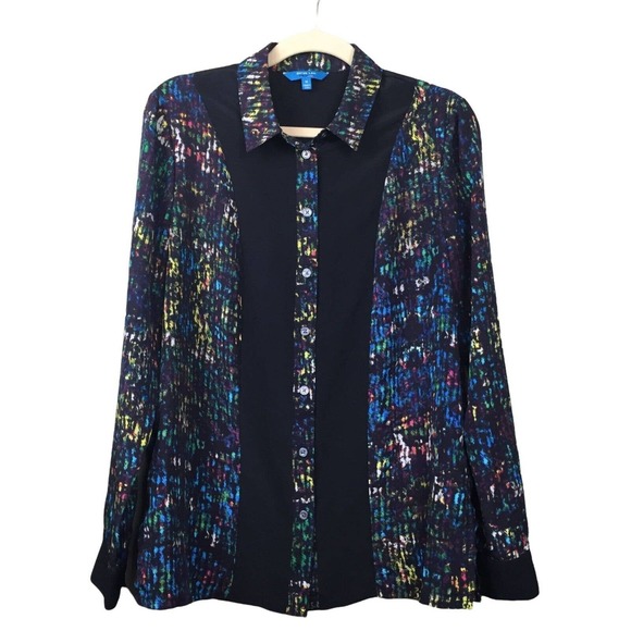 Derek Lam Womens M Long Sleeve Button Down Blouse For Design Nation - Picture 2 of 10